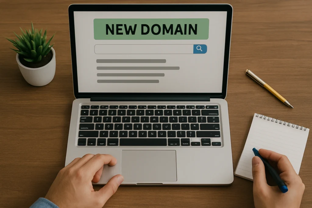 zmiana domeny seo